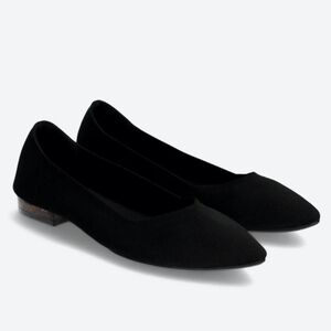 Mia Black mini heel flat